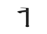 Miscelatore Lavabo Con Bocca Alta Senza Piletta (Tappo) Nero Opaco