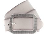 Vanzetti Pelle Cintura Classics 40Mm Suede Belt W90 Creme Beige