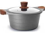 Casseruola In Alluminio Pressofuso 28 Cm + Coperchio Lacor 27328