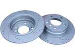 Disco Freno Maxgear. Bmw T. E36 90-/E46 Forato E Scanalato, Con Rivestimento Anticorrosione