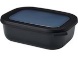 Mepal Multi Bowl Cirqula Rettangolare 1000 Ml - Nero Nordico