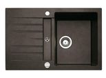 Naber Lavello Da Incasso Corto 780 Larghezza Mobile 50 Cm Granito Lava 1106047