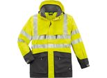 4PROTECT Parka Ad Alta Visibilità Tampa Giallo Fluorescente/Grigio-Xs