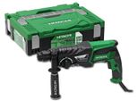 Trapano A Percussione E Scalpello Hikoki DH26PC 830W Sds-Plus 26Mm 0-3,2 Joule 2,8Kg HSC1