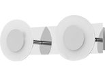 Ledvance Lampada Da Bagno Smart Led Cromo, 15W, 1400LM, 3000-6500K, 32Cm, IP44, Applique Orbis Wave, Lampada Da Bagno Con Tecnologia Wifi, Dimmerabile, Controllabile Tramite App E Assistente Vocale