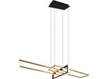 Lampada A Sospensione Led Salinas Oro Trio 320310308