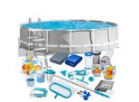 Telaio Per Piscina Da Giardino 549 X 122 Cm Set 21 In 1 Intex 26732