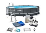 Piscina Da Giardino A Rastrelliera 488 X 122 Cm 12In1 Intex 26326