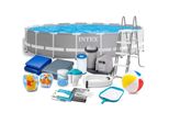 Telaio Per Piscina Da Giardino 549 X 122 Cm 18In1 Set Intex 26732