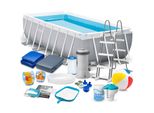 Telaio Per Piscina Da Esterno 400 X 200 X 100 Cm Set 17In1 Intex 26788