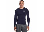 Under Armour Heatgear Armour Langarm Funktionsshirt Herren 410 - Midnight Navy/White Xs