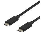 Deltaco Cavo USB-C, 1 M, Usb 3.1 Gen 2, 10 Gbit / S, 60 W, Nero