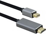 Helos 288486 Cavo Da Mini Displayport A Hdmi Premium 4K Nero