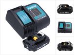 Kit Di Alimentazione Makita 18 V Con 1X Batteria Bl 1820 B 2,0 Ah ( 197254-9 ) + Caricabatterie Dc 18 Sd ( 194533-6 )