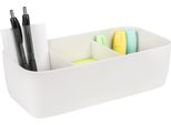Quvio Organizzatore Per Cassetti - Organizzatore Per Il Trucco - Organizzatore Per La Cucina - Organizzatore Per La Scrivania - Organizzatore Per Armadi - 3 Scomparti - 13,5 X 27 X 8 Cm