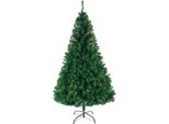 Albero Di Natale Artificiale 210Cm Con Circa 1100 Punte Albero Decorativo Decorazione Natalizia Verde