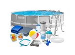 427X107 Telaio Piscina Da Giardino 17In1 Set Intex 26720