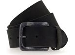 Vanzetti Pelle Cintura 45Mm Full Leather Belt W95 Black Nero
