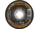 25X Disco Da Taglio Rhodius XT70 | Ø125 Mm - Spessore 1,5 Mm - X-Lock | Forma: Diritta