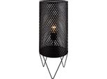 Gilde Tischleuchte, "Cage"", Metall, Schwarz, Ve 1, H. 55 Cm, D. 20 Cm 50062"