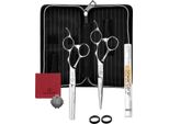 Olivia Garden Silkcut Pro Set Di 2 Forbici Argento Hs 5,75" + Effili Eur"