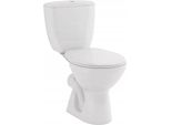 Wc Compatto Bianco Con Sedile Kaskada 3/6 L