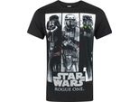 Maglietta Star Wars Rogue One Da Uomo NS4125 (Xl) (Nero)