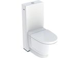 Geberit Aquaclean Mera Classic, Wc Di Superficie E A Pavimento Pannello Frontale In Vetro Bianco, Sistema Completo
