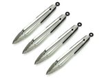 Confezione Da 4 Pinze Da Barbecue In Acciaio Inox Lunghezza-34Cm Pinze Da Cucina Universali Con Occhiello Per Appendere - Pinze Multiuso Xxl Bbq - Pinze Per Carne Resistenti Al Calore Pinze Per Salsicce Pinze Da Portata Antiscivolo Pinze Da Gourmet