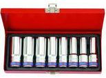 King Tony Set Di Bussole Da 1/2" 8Cz. Lungo/Cassa"