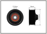 Caffaro 500250 Puleggia Di Rinvio Cinghia Trapezoidale Dentata 71 Mm Per Renault Megane Iii Grandtour (KZ0/1) Clio Iv Hatchback (Bh) ScéNic Iii (JZ0/1) Grand ScÉNic Iii