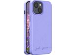 Just Green, Custodia Natura Per Iphone 13 Con Ricarica Wireless Qi, Lavanda
