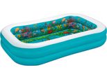 Bestway® Piscina Per Famiglie 3D Undersea Adventure™ 262 X 175 X 51 Cm, Eckig
