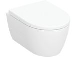 Geberit Icon Set WWC-T Senza Bordo A Proiezione Accorciata Bianca, EFF3, Con Sedile