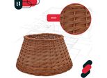Kotarbau® Gonna Per Albero Di Natale In Salice Ø 40 Cm, Colore Naturale Supporto Per Albero Di Natale In Rattan Naturale, Cesto Per Albero Di Natale, Copertura Per Albero Di Natale