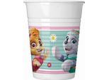 Tazza Di Plastica Paw Patrol Skye - 8 Pezzi.