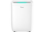 Deumidificatore Fram FDU-M12, Capacità Di Deumidificazione: 12 L/24 H, Capacità Serbatoio: 1,6 L, Controllo Wi-Fi, Superionizzazione, Filtro Hepa 13, Timer 24 Ore, Riavvio Automatico, Bianco