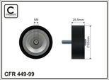 Caffaro 449-99 Puleggia Folle Cinghia A V 65Mm Adatta A MERCEDES-BENZ Classe C Berlina (W204) Classe C Estate (S204) Classe E Berlina