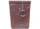 Esquire Pelle Caso Chiave Toscana Key Case Coffee Marrone Scuro