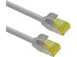 Helos 333074 Cavo Patch Ultra Sottile S/Ftp Cat 6A Grigio 1,0 M