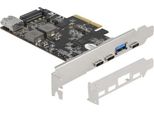 Delock - Adattatore Usb - Pcie 3.0 X4 Low-Profile - USB-C 3.2 Gen 2 X 3 + Usb 3.2 Gen 2 X 1 + Usb 3.2 Gen 2 (Interno) X 1 (