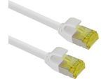 Helos 333107 Cavo Patch Ultra Sottile Cat 6A Bianco