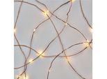 Emos Led Christmas Nano Catena In Rame, 4 M, Per Interni Ed Esterni, Bianco Caldo, Timer, D3AW01