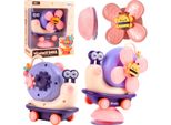 Malplay Baby Interactive Snail Riding | Giocattolo Educativo | Giocattolo Da Bagno Spinner | Giocattolo Sensoriale | Mulino A Vento | Bambini Dalla Nascita