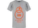 Star Wars - Maglietta "The Force Awakens"" Per Ragazzi NS5967 (116) (Grigio)"