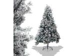 Jopassy 150 Cm Albero Di Natale Artificiale Con Neve, 550 Aghi In Pvc E Supporto In Metallo, Abete, Albero Di Natale, Sistema Pieghevole A Montaggio Rapido