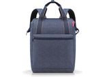Reisenthel Zaino Allrounder R Backpack 23L Herringbone Dark Blue Blu Scuro