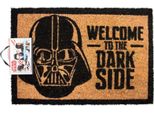 Star Wars - Tappetino Per Porta "Benvenuti Nel Lato Oscuro"" NS6547 (Taglia Unica) (Nero/Marrone)"