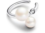 Pandora 293151C01 Bracciale All'orecchio Single Ladies Duo Perle D'acqua Dolce Argento