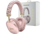 Guess Cuffie Intrauricolari Bluetoothgubhk1Gctcsp Rosa/Rosa Gcube Metallic Script Logo